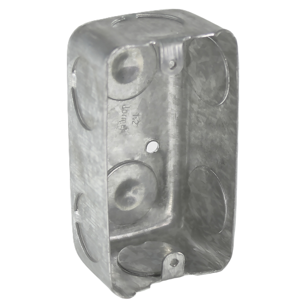 CAJA RECTANGULAR METALICA PESADA FG C/SALIDA 3/4"